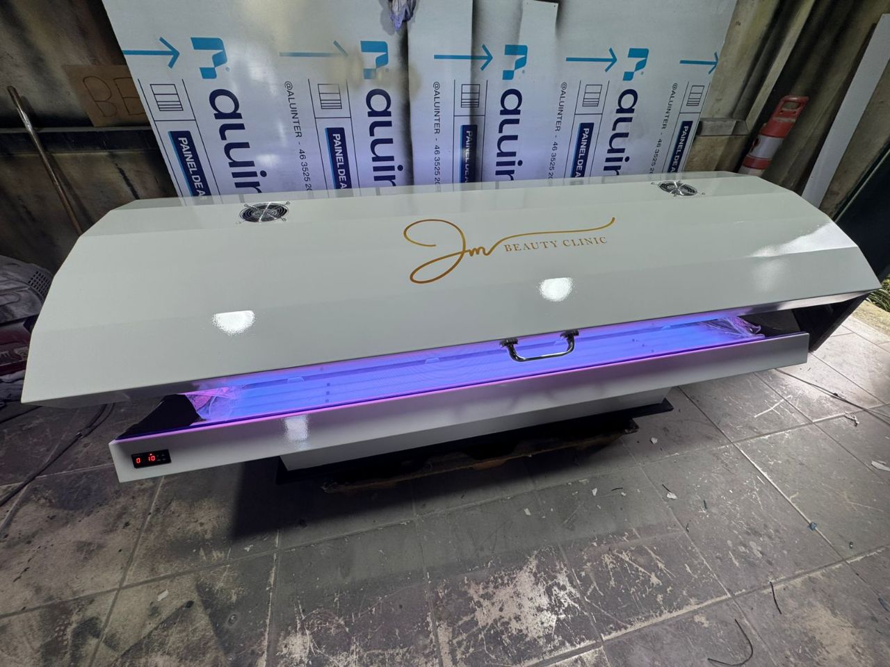 Máquina pronta para despacho